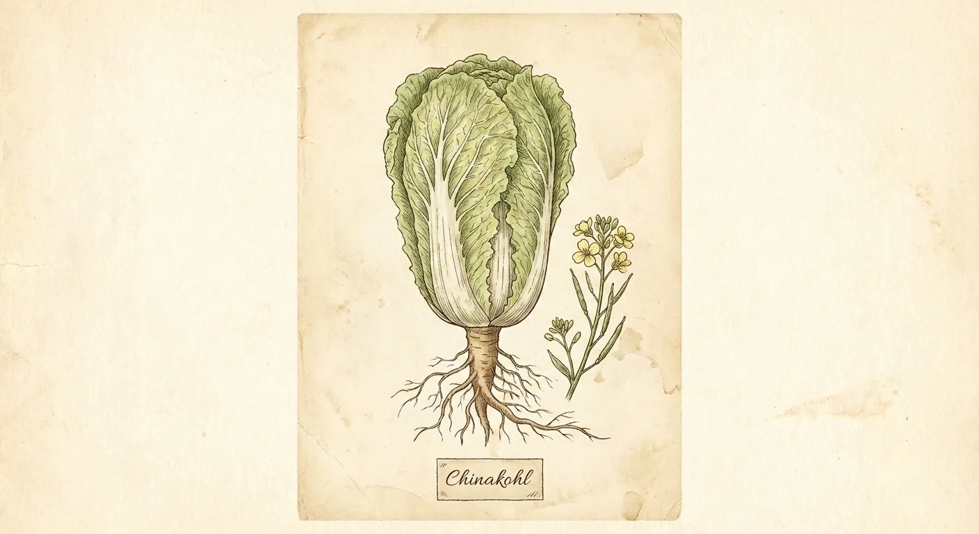 Botanische Illustration: Chinakohl