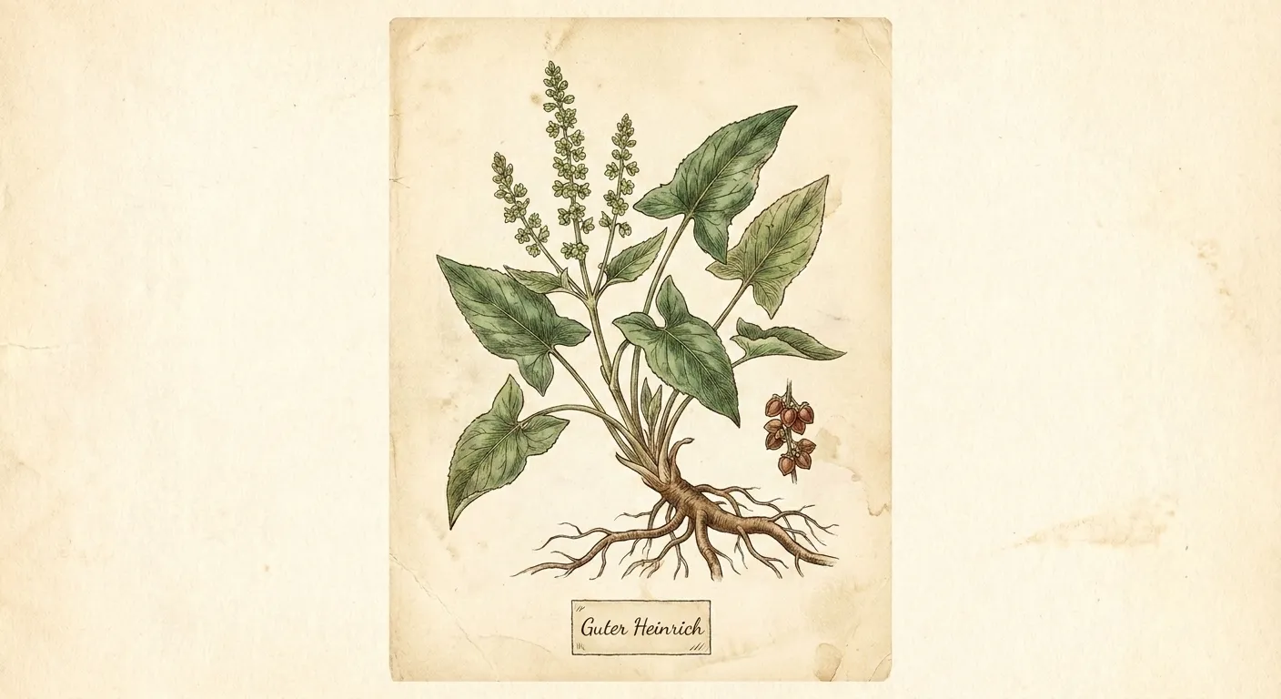 Botanische Illustration: Guter Heinrich
