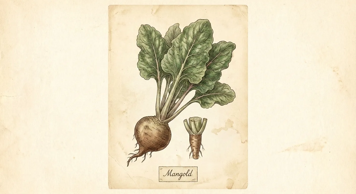 Botanische Illustration: Mangold