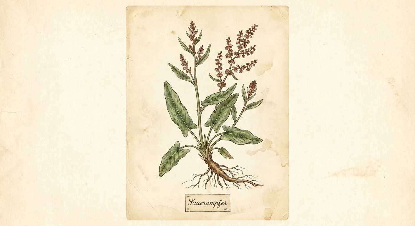 Botanische Illustration: Sauerampfer